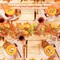 2-Pack 11.8FT Fall Garland – Autumn Decorations for Home, Mantle, Thanksgiving, and Seasonal Indoor & Outdoor Decor (Orange)